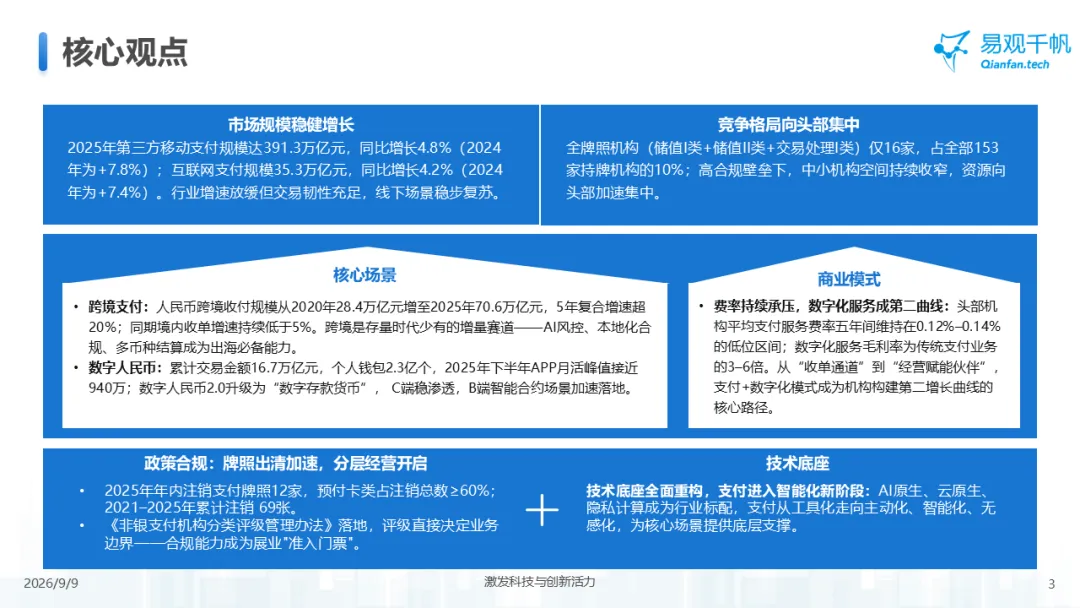 中国第三方支付行业年度分析报告2026-图3